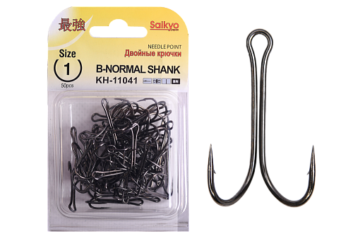 Крючки двойные Saikyo KH-11041 Double Hook (B-Normal Shank)