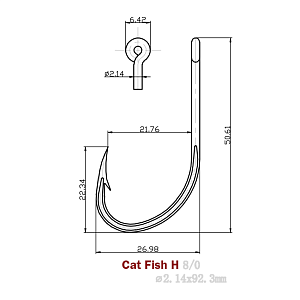 Крючки Saikyo Cat Fish H № 8/0 (10 шт)