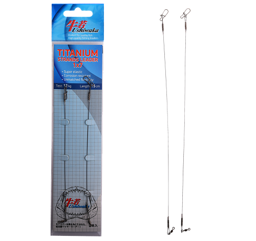 Поводки Ushiwaka Titanium Strands Leader 1x7