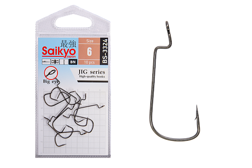 Крючки офсетные Saikyo BS-3324 Offset Hook