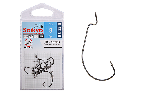 Крючки офсетные Saikyo BS-3315 Offset Hook