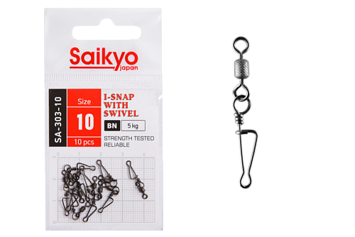 Вертлюг с застежкой Saikyo SA-303