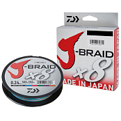 Шнур Daiwa J-Braid X8 Multicolor 0.06мм 9lb 150м