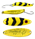 Блесна колеблющаяся LureMax Plankton-S