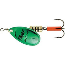  . Mepps AGLIA PLATINUM, 4, Green/Gold