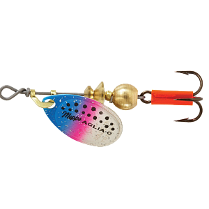  . Mepps AGLIA FLUO, Micropigments Trout, 0, Rainbo