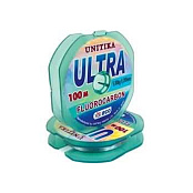 Леска моно. Eco Unitika Ultra Fluorocarbon, 100m, 0,270mm, 8,50kg, прозрачный