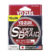 .. Yo-Zuri PE Super Braid 135 Yellow (0,15) 10lbs