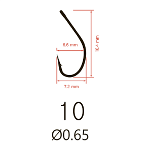 Крючки Saikyo KH-10014 Maruseigo BN №10 (10шт)
