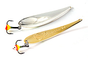 Блесна вертикальная ECOPRO Dancer,50мм, 5гр, S/G, Тройник