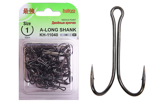 Крючки двойные Saikyo KH-11040 Double Hook (A-Long Shank)