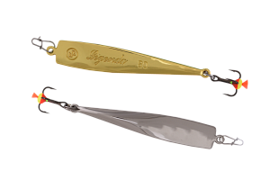 Блесна вертикальная ECOPRO Legenda, 80мм, 12г, S/G