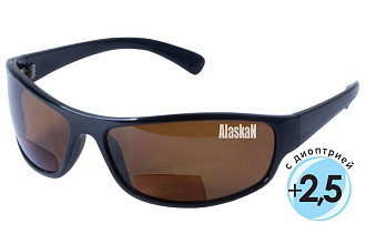 .  Alaskan AG20-01 Anvik brown "diopter +2.5"
