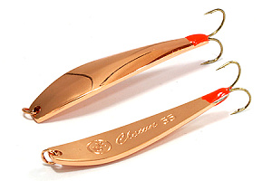 Блесна вертикальная ECOPRO Clown,  55мм, 9гр,  C, Двойник