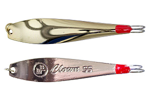 Блесна вертикальная ECOPRO Clown,  55мм, 9гр, G/C, Двойник