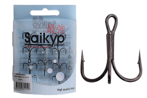 Крючки Saikyo тройн.7046BN 2X №  8 (10шт)