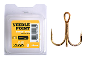 Крючки Saikyo тройн.7001G №  8 (25шт)
