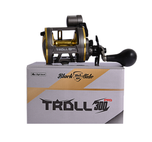 Катушка мультипликаторная Black Side TROLL PRO 300