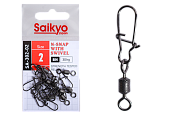 Вертлюг с застежкой Saikyo SA-302-02 - 10 шт (30кг)