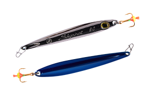 Блесна вертикальная ECOPRO Shprot, 90мм, 18г,  SBL золот.крюч.