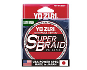 Пл.шн. Yo-Zuri PE Super Braid 135м Dark Green 15Lbs (0.19мм)