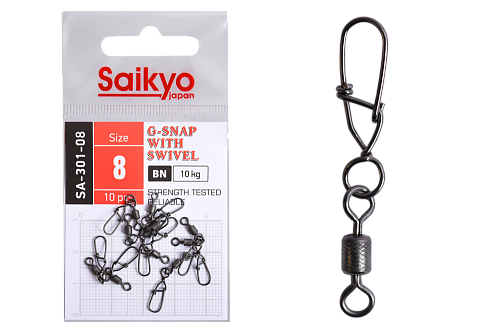 Вертлюг с застежкой Saikyo SA-301