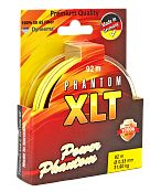 Шнур Power Phantom 4x, XLT, 92м, желтый, 0,33мм, 31,9кг