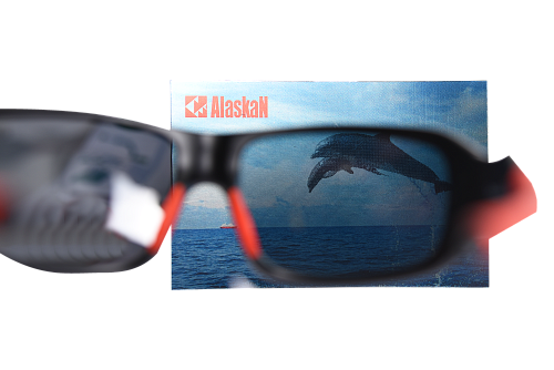 Наклейка-тестер поляризации Alaskan Наклейка-тестер поляризации Alaskan