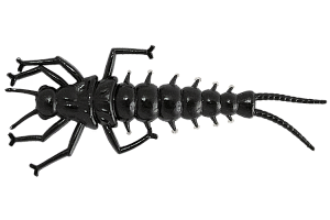 Мягк.приманки LureMax STONE FLY 1,5''/4см, LSSF15-10-006 Black (10 шт.)