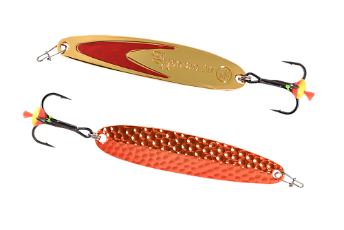 Блесна вертикальная ECOPRO Судачья + красный флекс