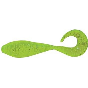 Мягк.приманки Bass Assassin , CSA35452 Chartreuse / Silver Glitter