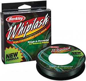 Шнур плет. Berkley Whiplash Pro, 110m, 0,06mm, 10,6kg, зелёный