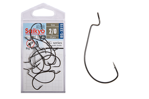Крючки офсетные Saikyo BS-3315 Offset Hook