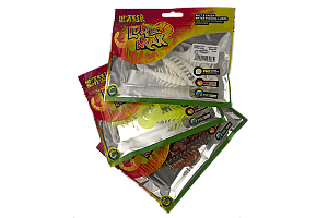 Мягк.приманки LureMax ZUMA 55 мм''/5,5см, LSZM2-08-001 Chartreuse (8 шт.)