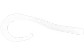 Мягк.приманки LureMax LOMBRIZA 4''/9,5см, LSL4-020 Glow White (10 шт.)