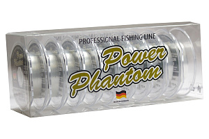 Леска Power Phantom Super Strong, 0,12мм, 2,4 кг,прозрачный, 110м