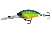 Воблер R1108-PFT Yo-Zuri 3DB Deep Crank 70F, 70мм, 21г.