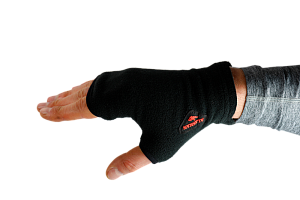 Варежки флис.Small Mittens чёрн.  M