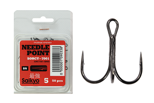 Крючки тройные Saikyo 7001