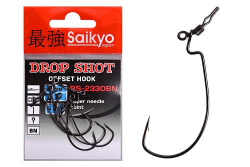Крючки офсетные Saikyo BS-2330 Drop Shop
