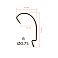 Крючки офсетные Saikyo BS-3315 Offset Hook