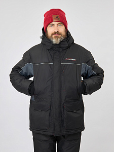 Костюм зимний Alaskan Larsen S/46-48,173-176 серый/черный