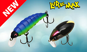 IMBA и Zhuk - две новые модели воблеров LureMax поступили в продажу.