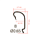 Крючки офсетные Saikyo BS-2312 Offset Worm