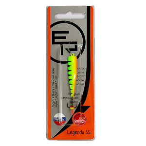 Блесна вертикальная ECOPRO Legenda, 55мм, 6г,  FTG