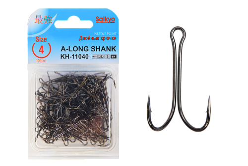 Крючки двойные Saikyo KH-11040 Double Hook (A-Long Shank)