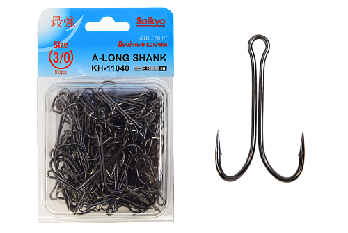 Крючки двойные Saikyo KH-11040 Double Hook (A-Long Shank)