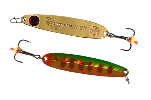 Блесна вертикальная ECOPRO Судачья с глазом, 60мм, 10г, RGR