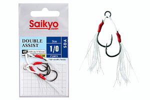 Крючки Saikyo DOUBLE ASSIST SDA №1/0 (2 пары)