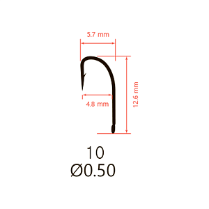 Крючки Saikyo KM-013 Reliable Feeder BN №10 (10шт)
